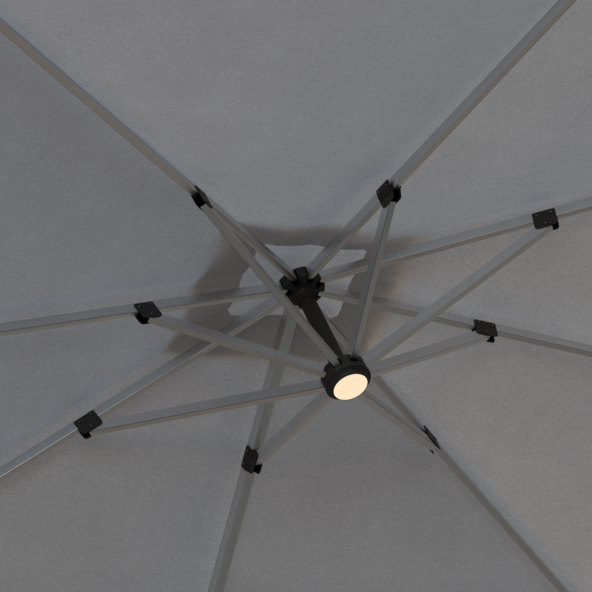 Outdoor umbrella Parasols Challenger T 3D model_9