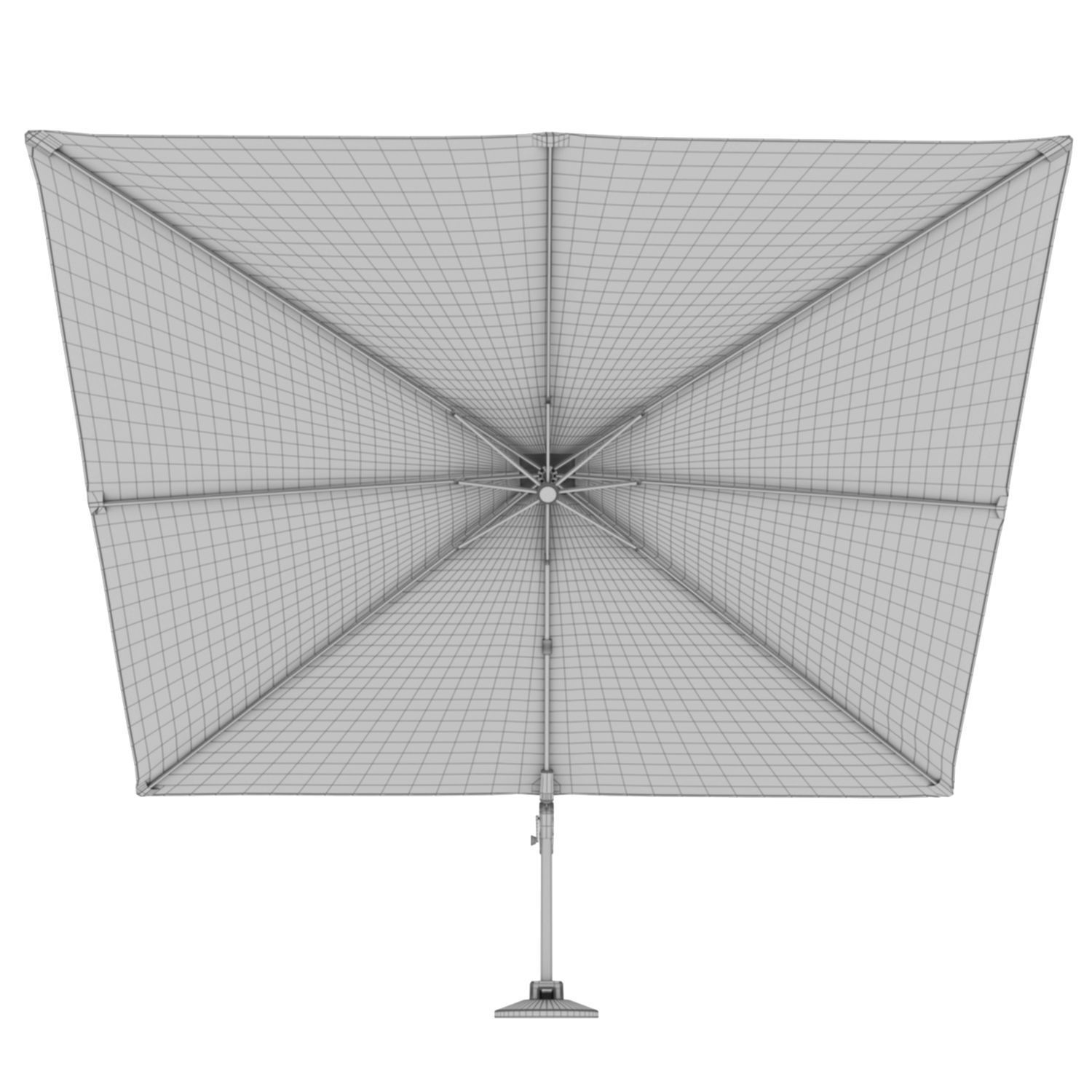 Outdoor umbrella Parasols Challenger T 3D model_22