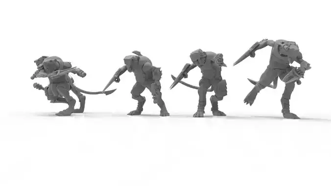 Cheese Stealer Cult - Claw Pack 3D print model
