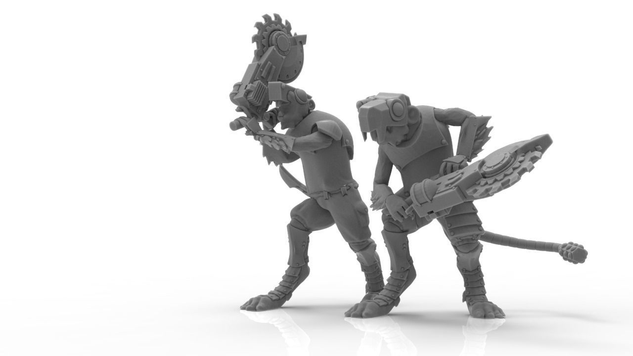 Cheese Stealer Cult - Claw Pack 3D print model_1