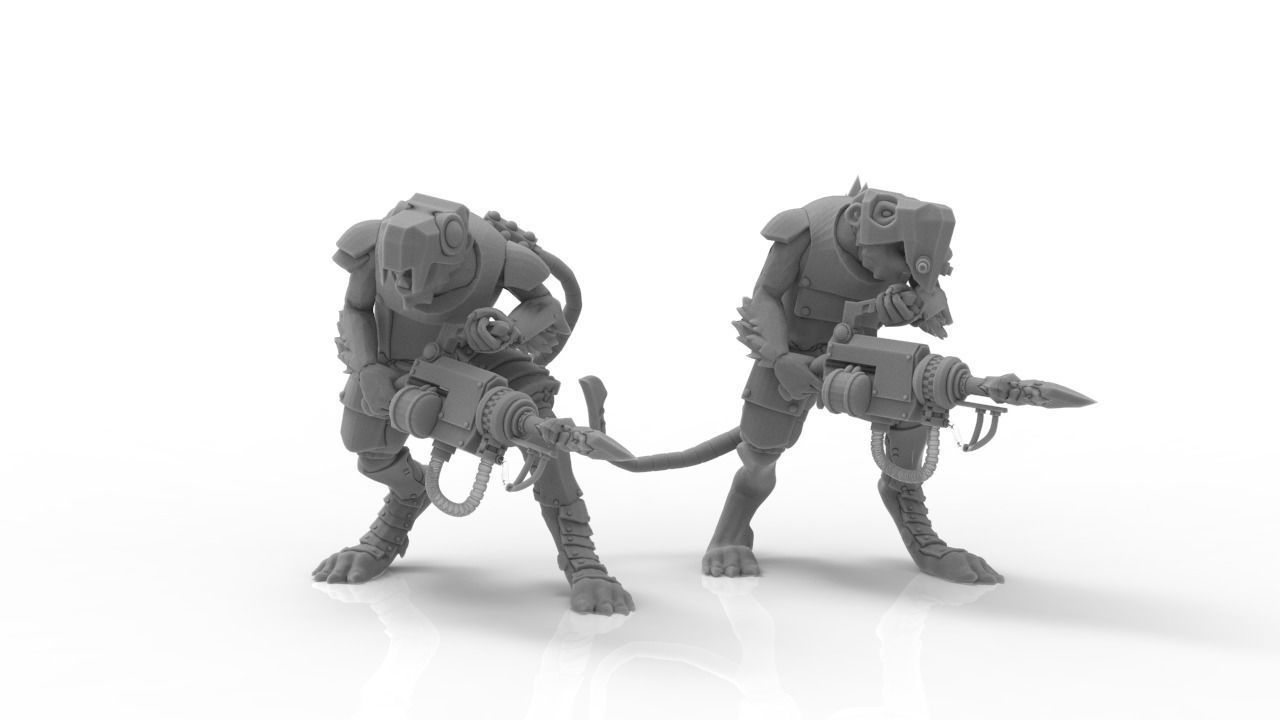 Cheese Stealer Cult - Claw Pack 3D print model_2