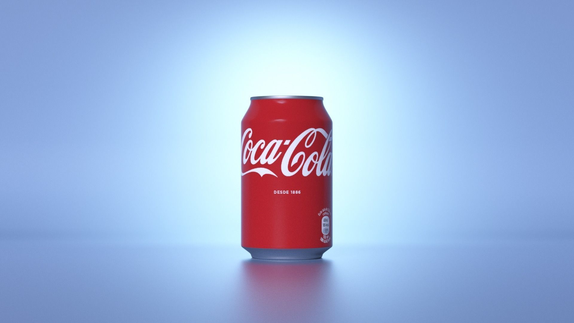 3d coca cola can  3D model_1