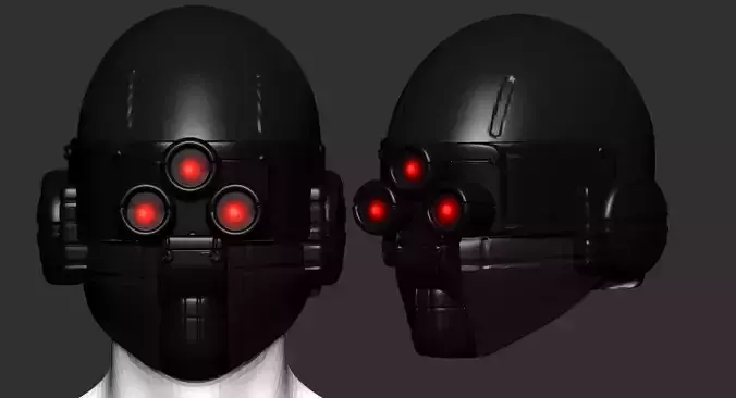 helmet high poly sculpt 3d printable 3D model