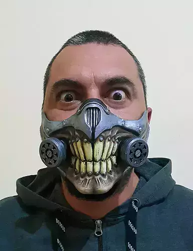 mask immortan joe mad max with rechargable filtrs