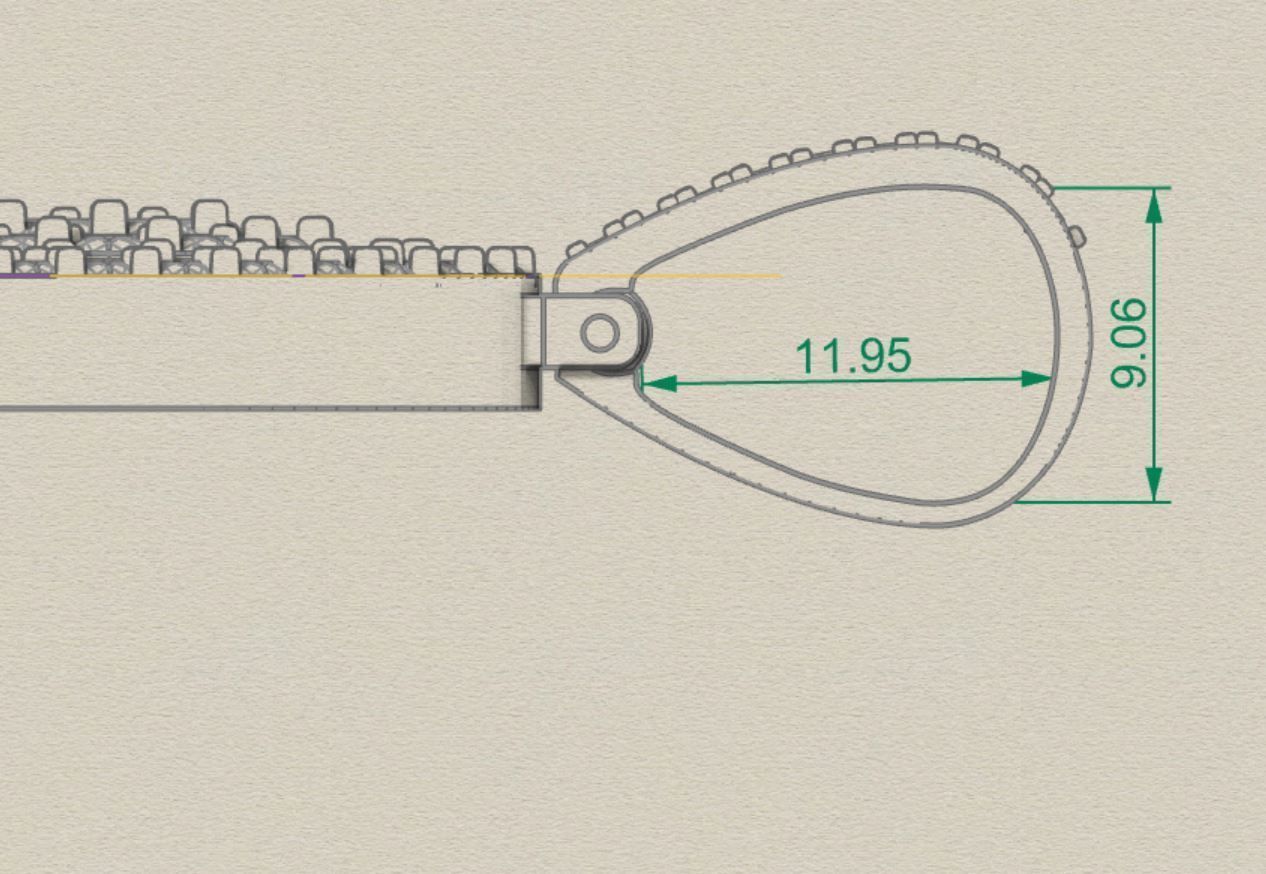 Hamsa Pendant Diamonds stl 3D model_4