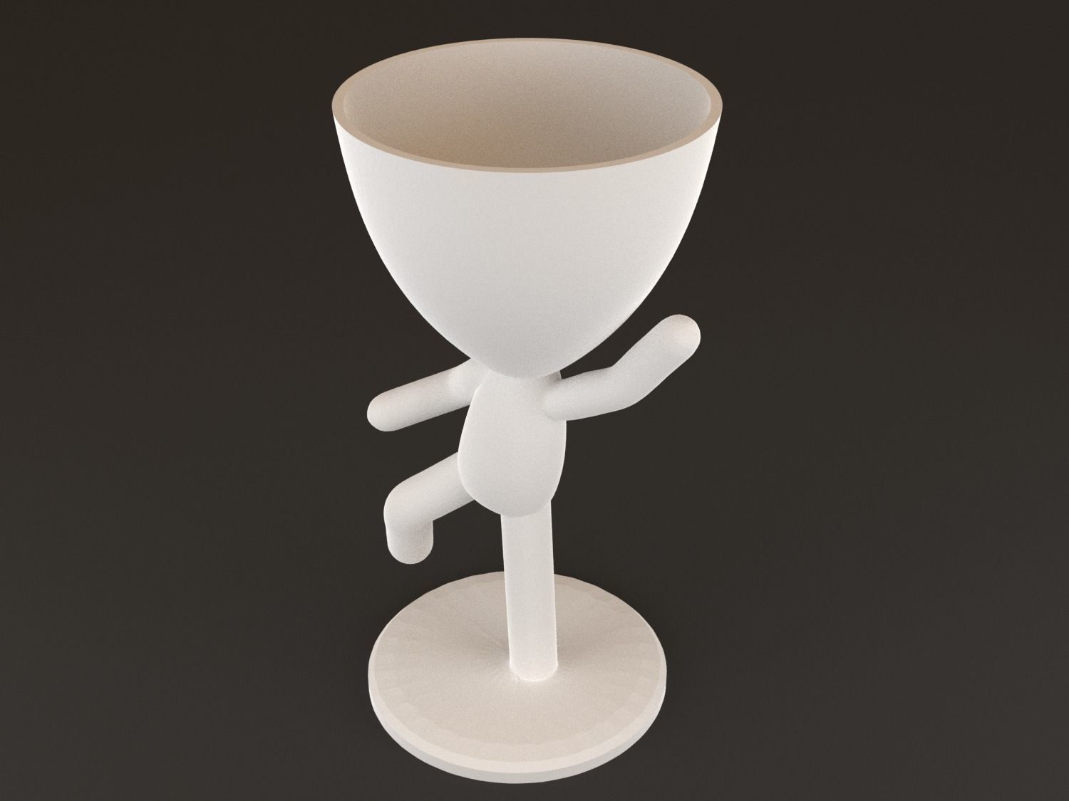 20 Pot plant with little person style 3D printable models 3D print model_58