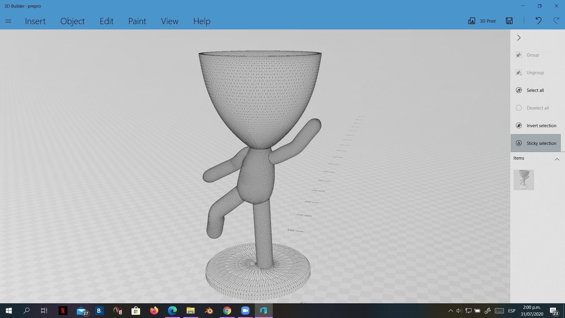 20 Pot plant with little person style 3D printable models 3D print model_35