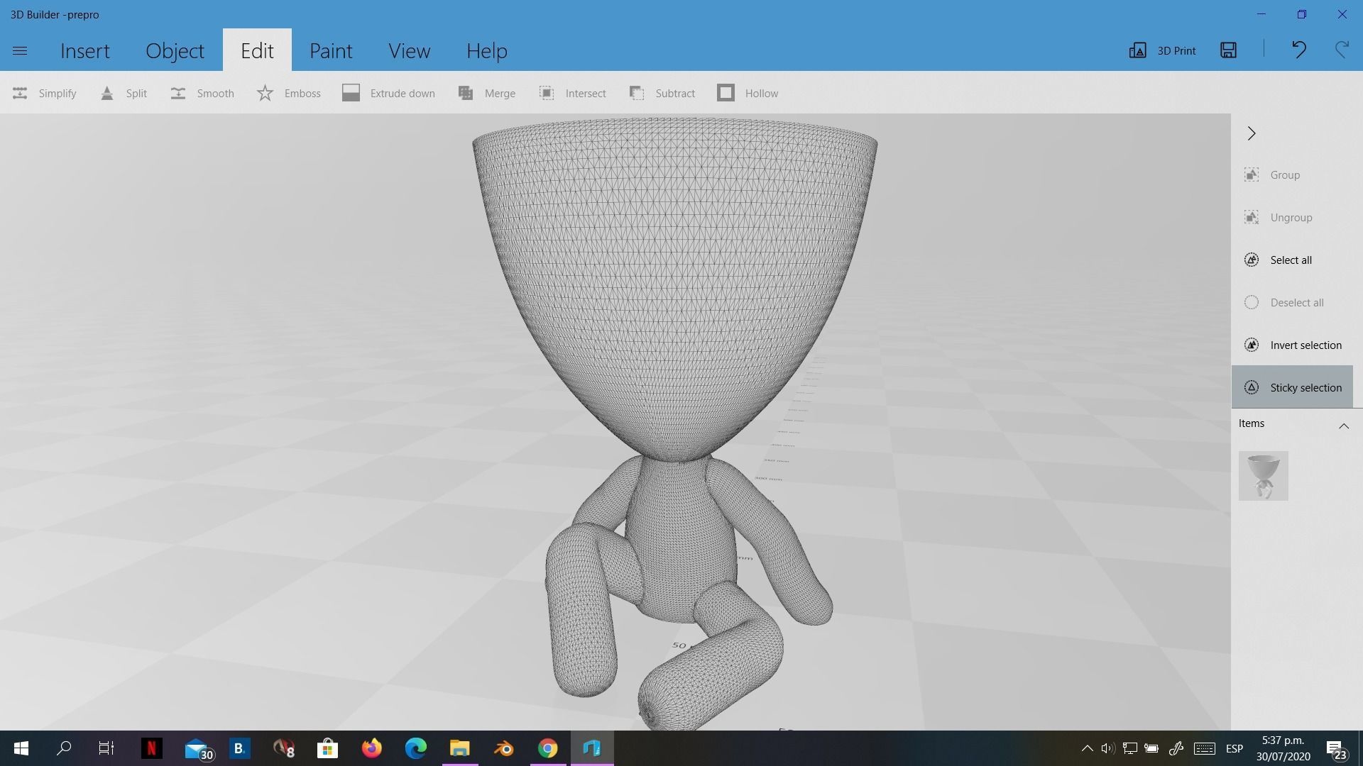 20 Pot plant with little person style 3D printable models 3D print model_39