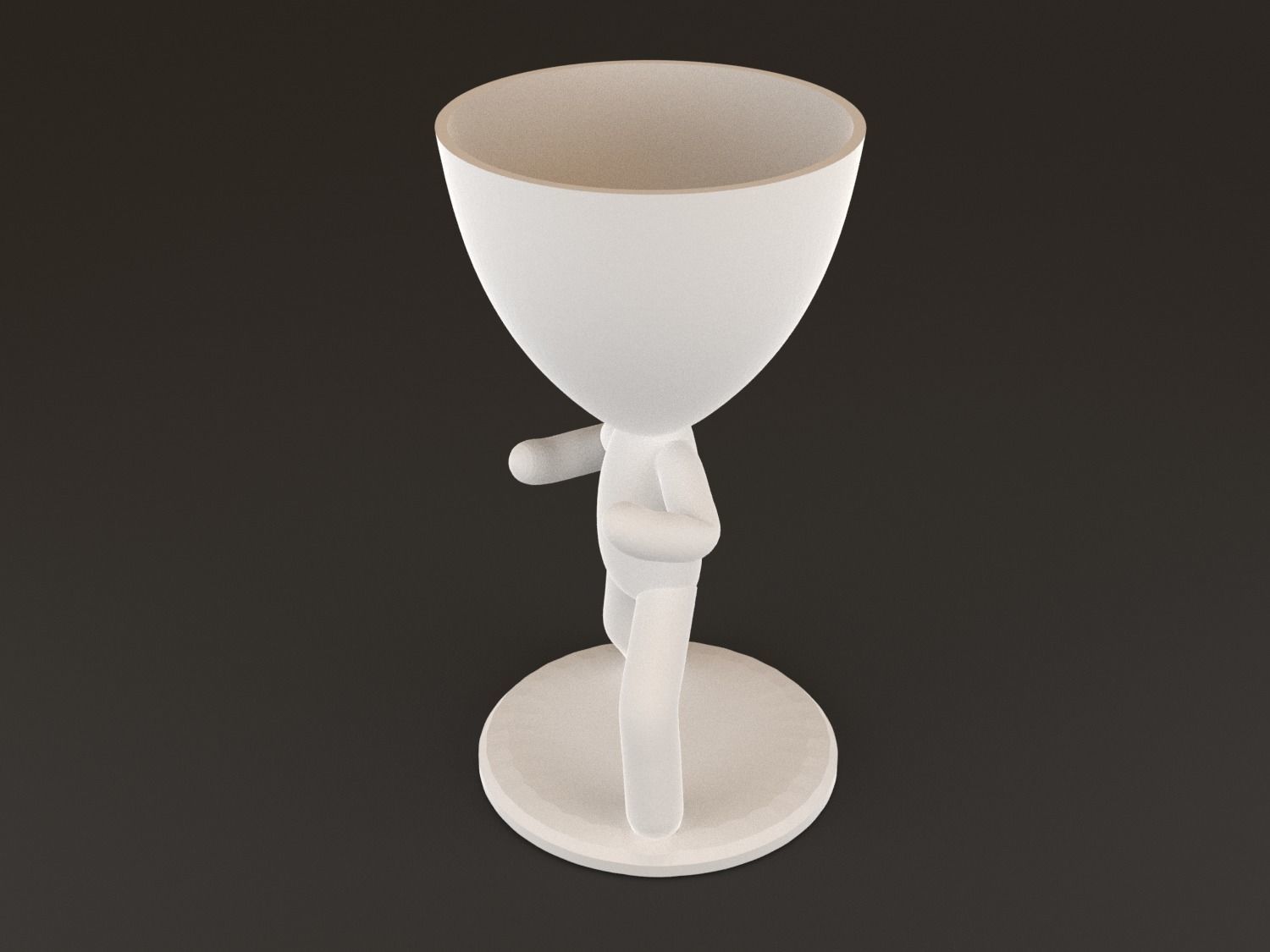 20 Pot plant with little person style 3D printable models 3D print model_57