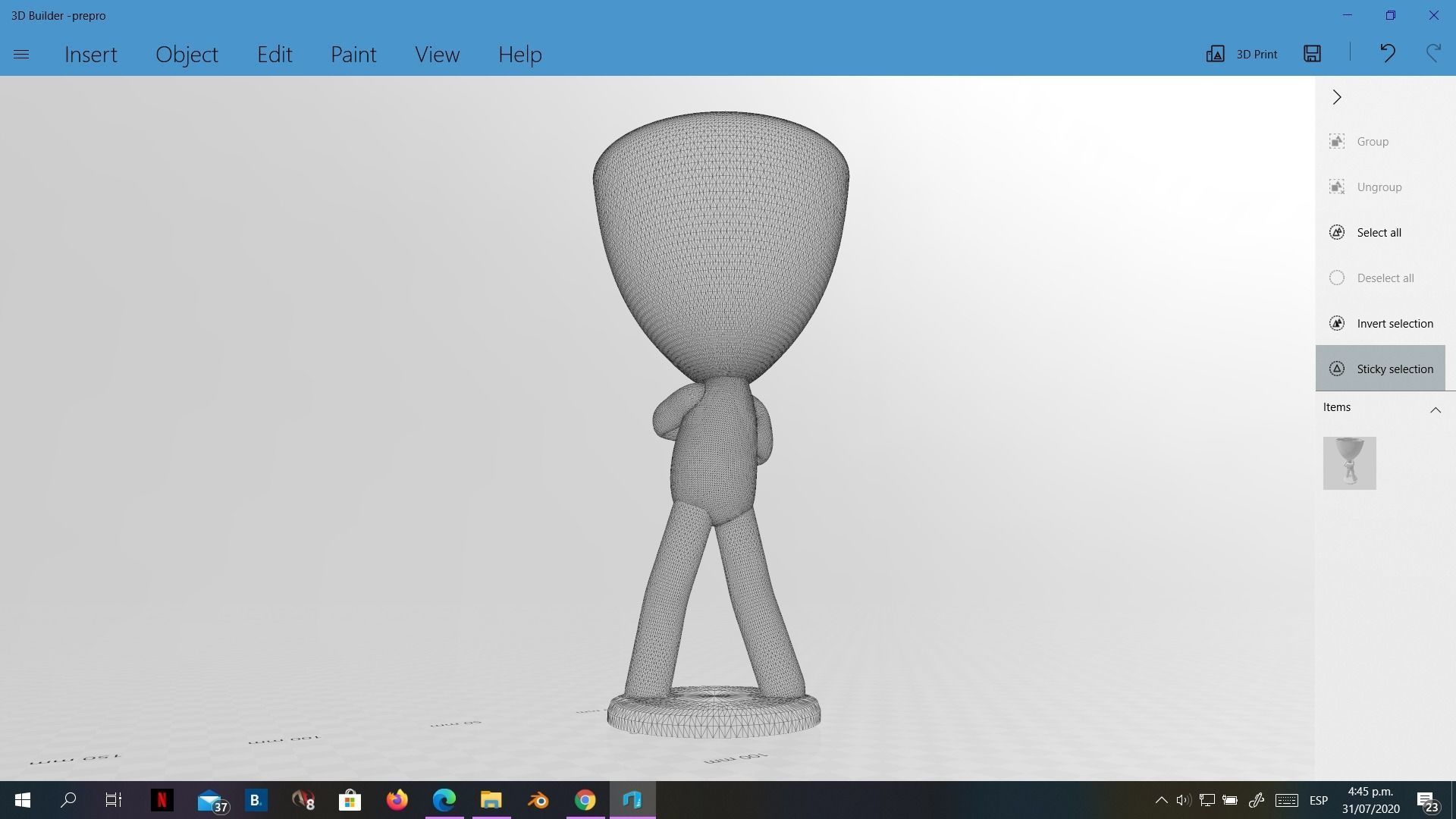 20 Pot plant with little person style 3D printable models 3D print model_25