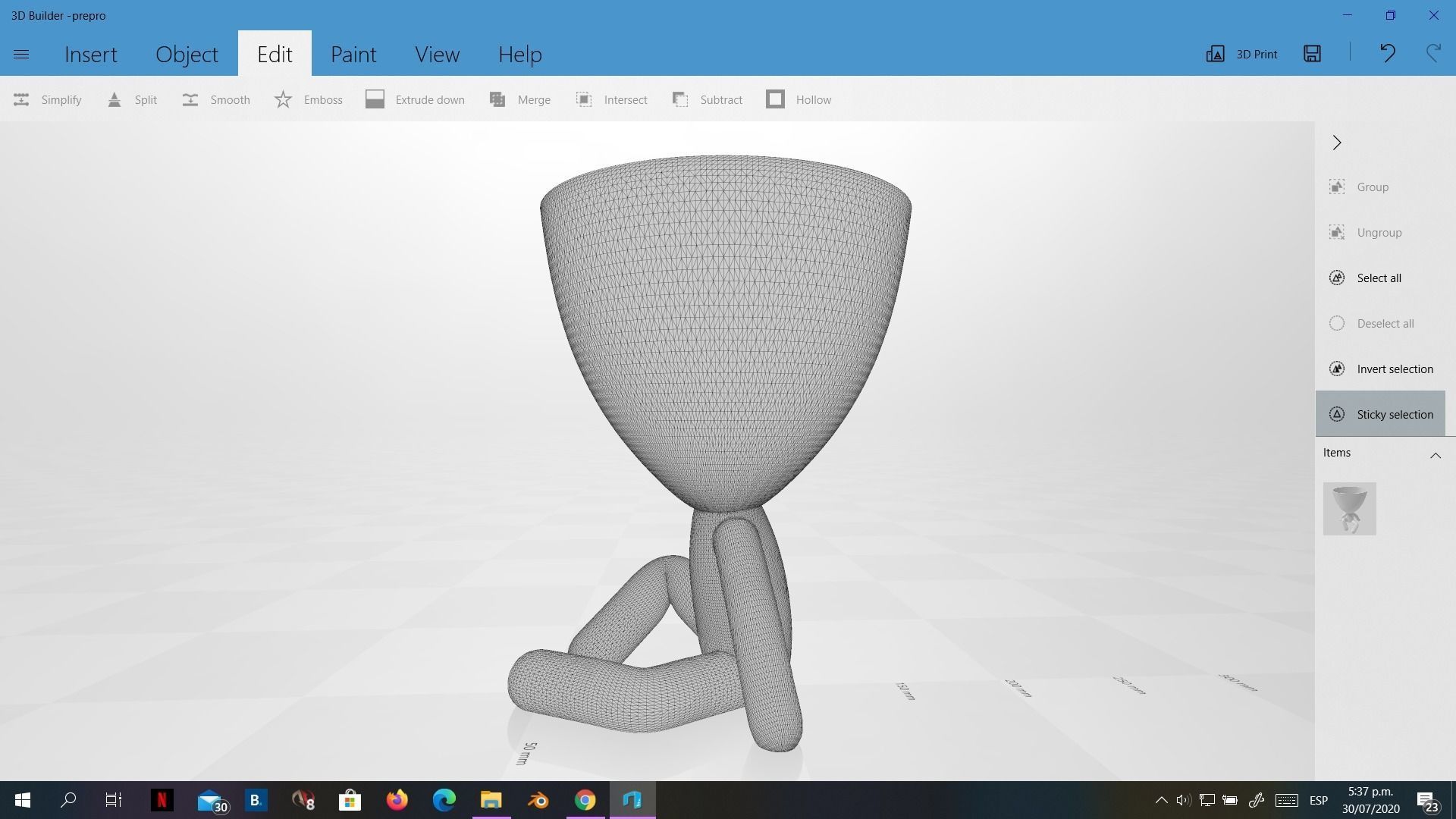 20 Pot plant with little person style 3D printable models 3D print model_40