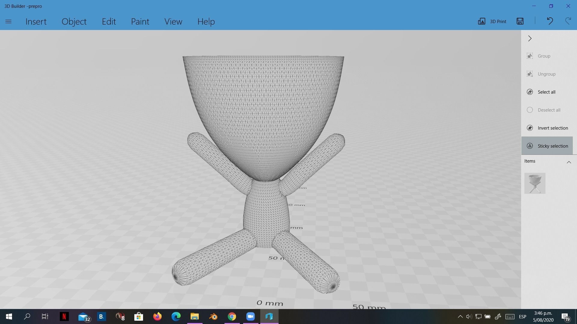 20 Pot plant with little person style 3D printable models 3D print model_24