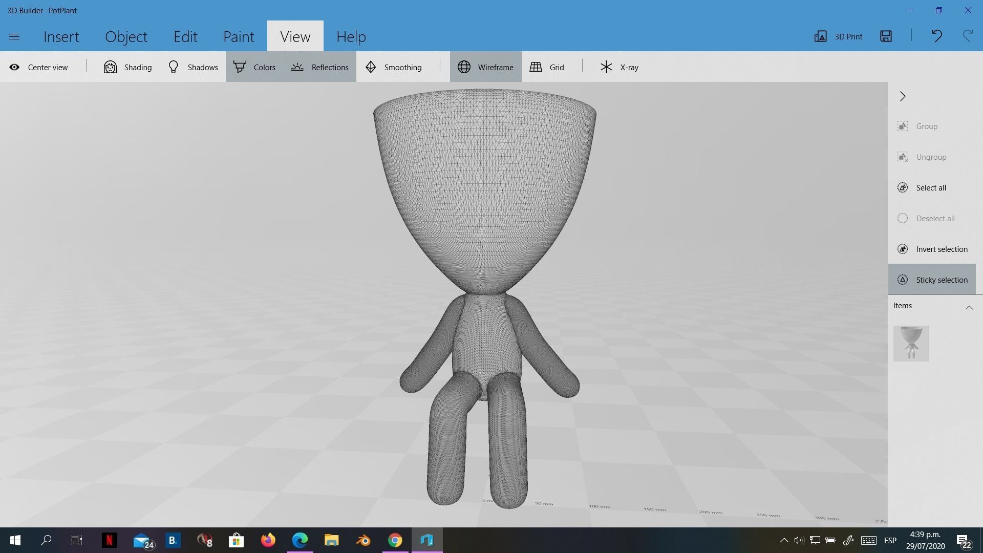 20 Pot plant with little person style 3D printable models 3D print model_37