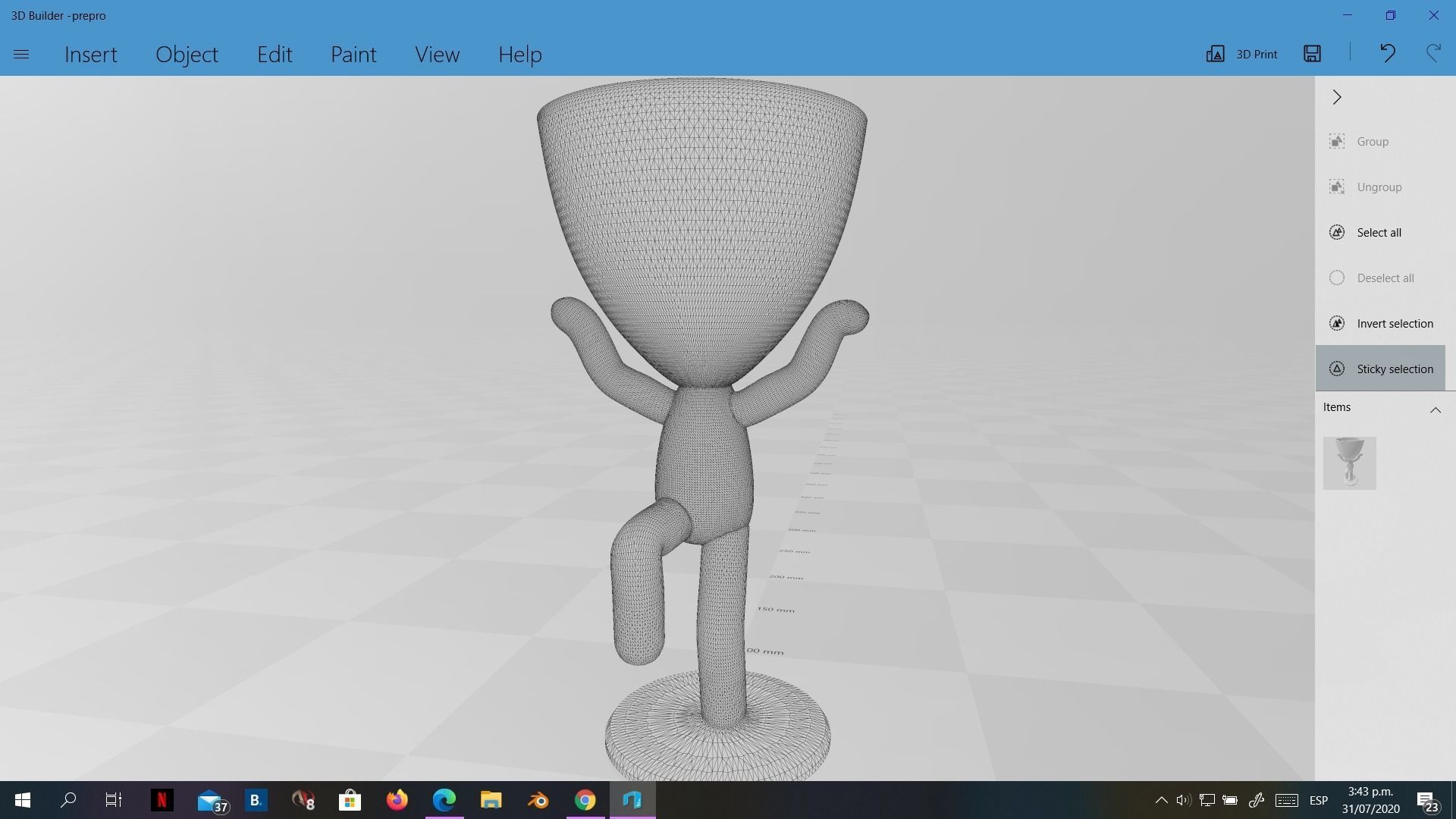 20 Pot plant with little person style 3D printable models 3D print model_27