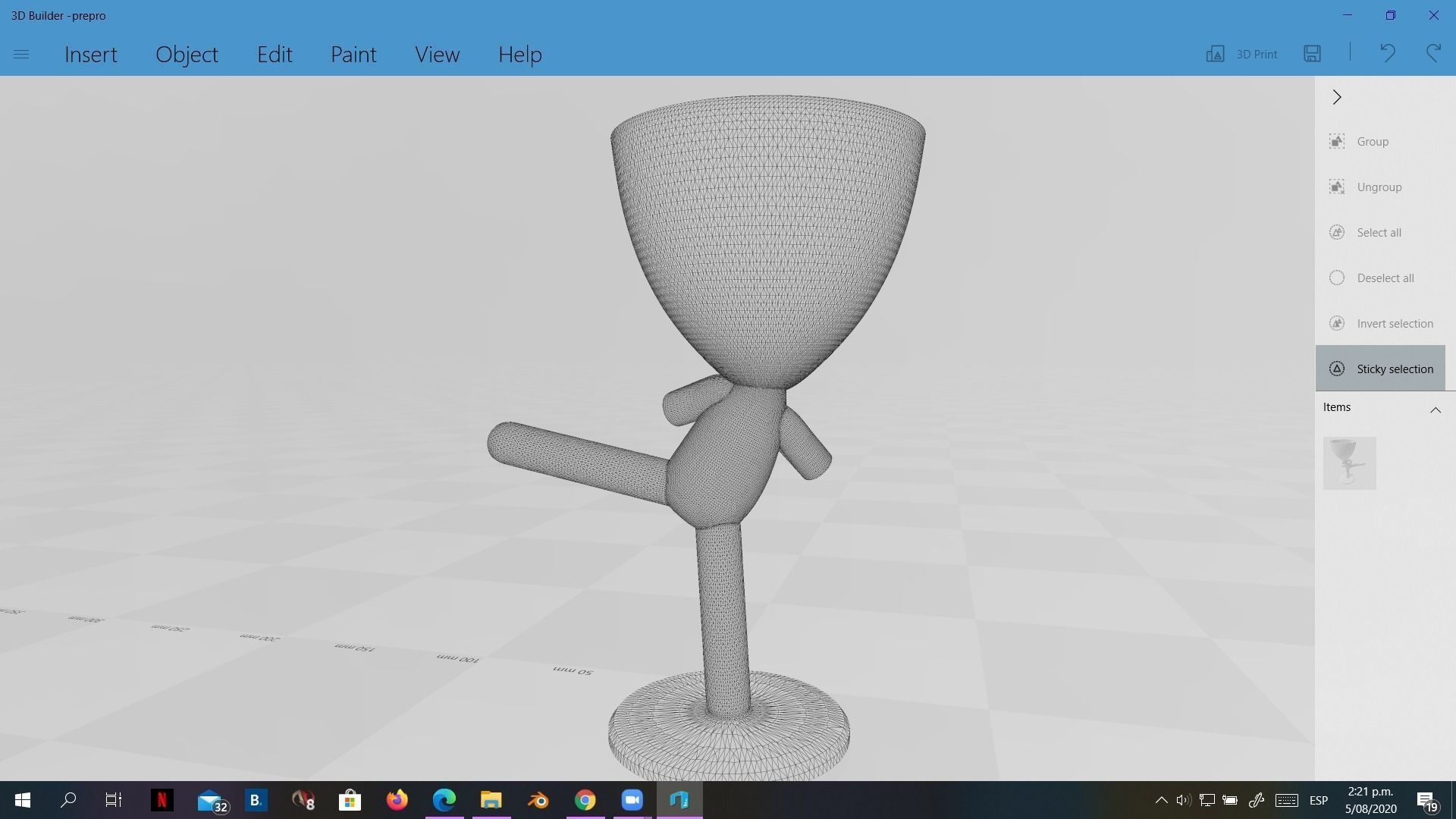 20 Pot plant with little person style 3D printable models 3D print model_33