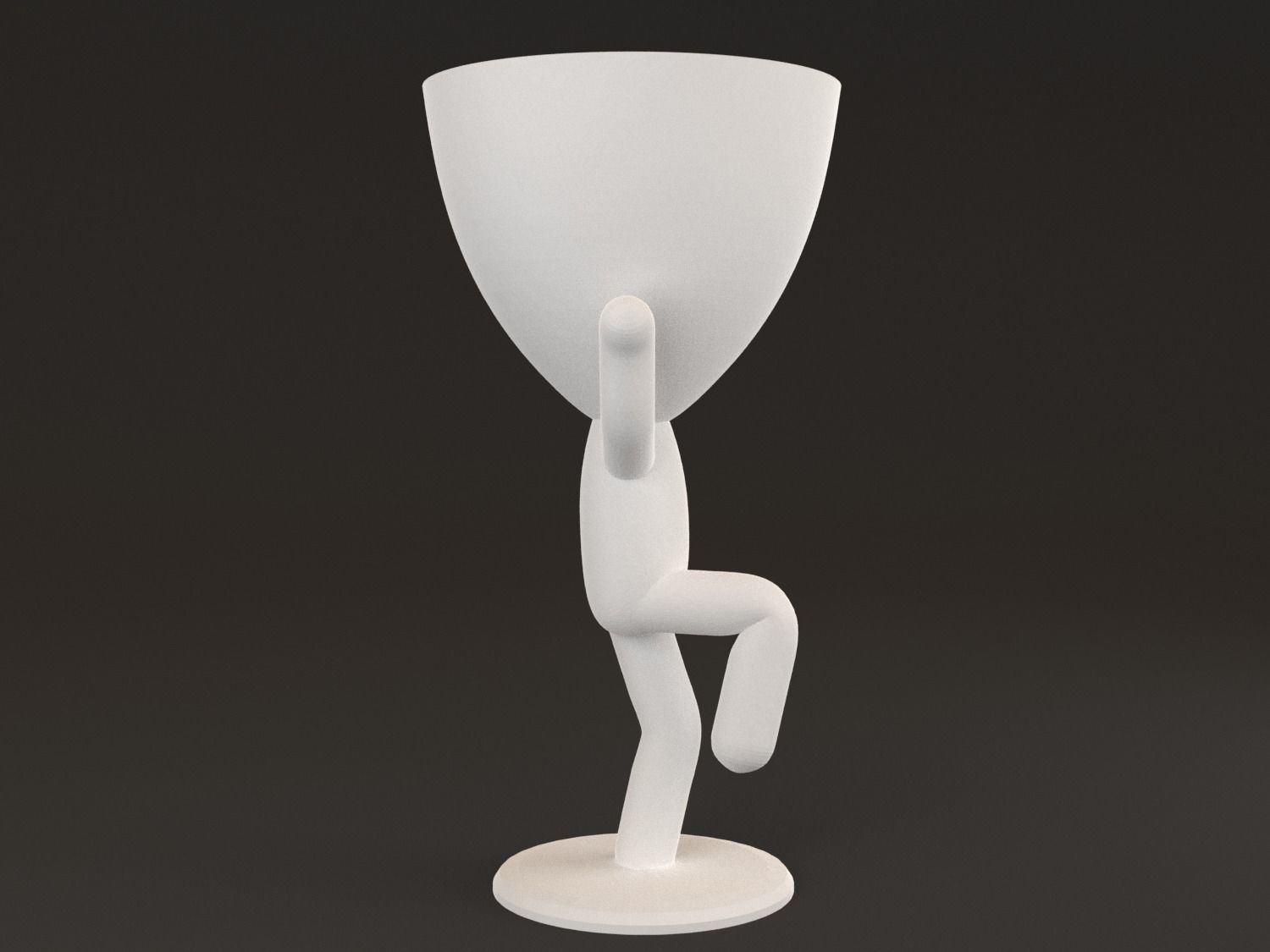 20 Pot plant with little person style 3D printable models 3D print model_50