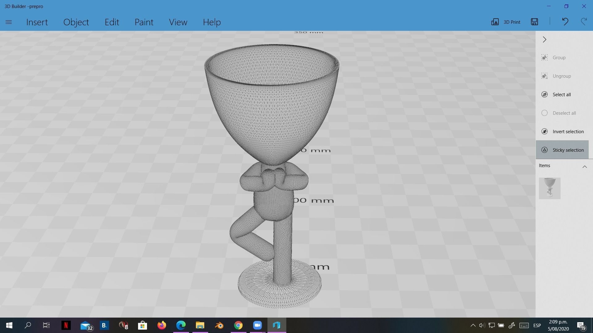 20 Pot plant with little person style 3D printable models 3D print model_29