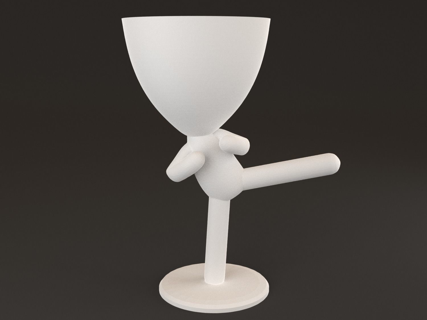 20 Pot plant with little person style 3D printable models 3D print model_15