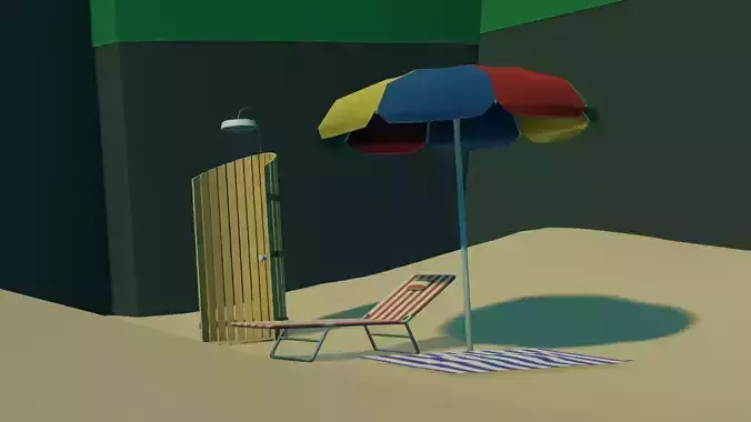 Stylized Beach Assets