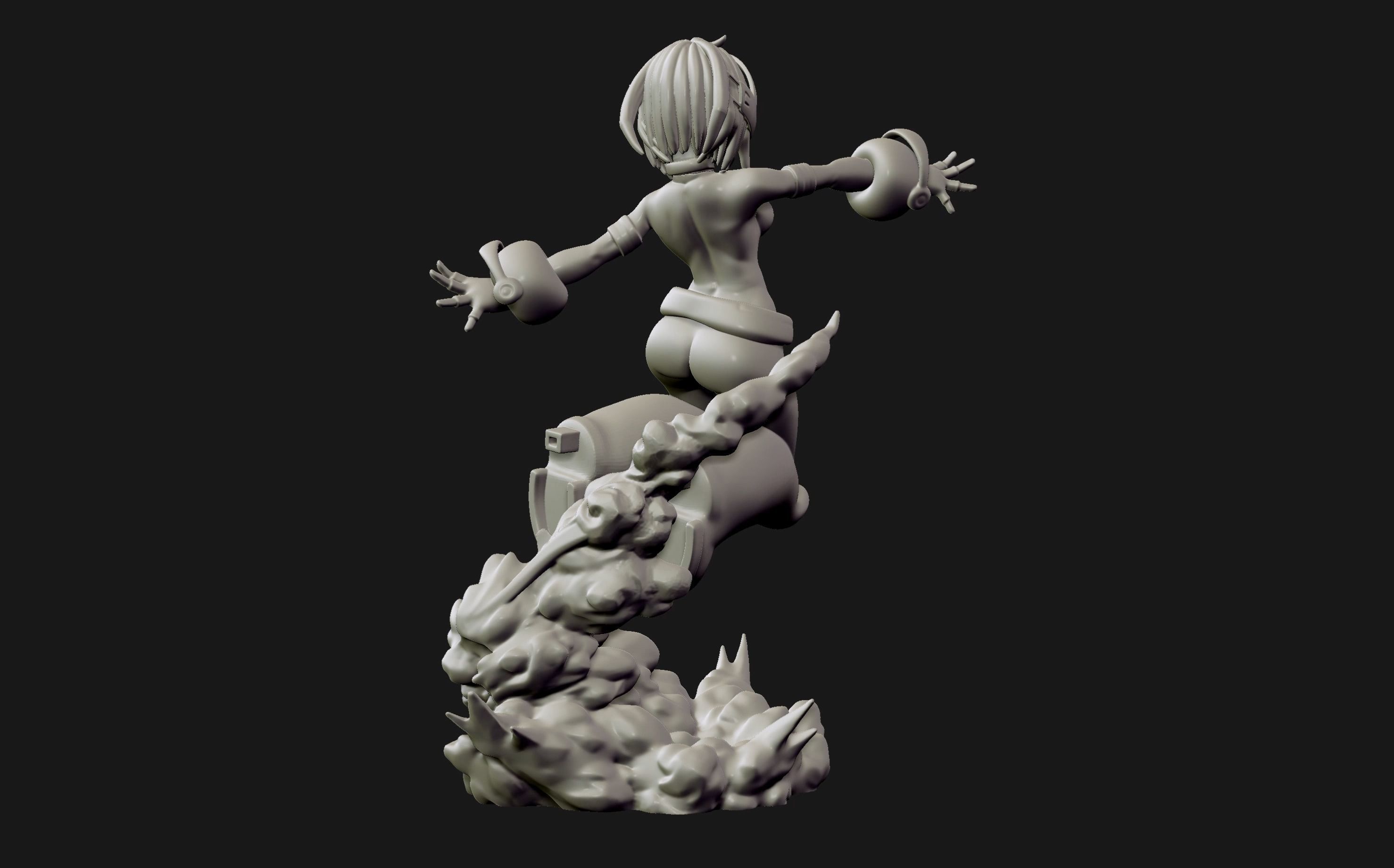Ochako Uraraka - My hero Academia 3d print figurine 3D print model_15
