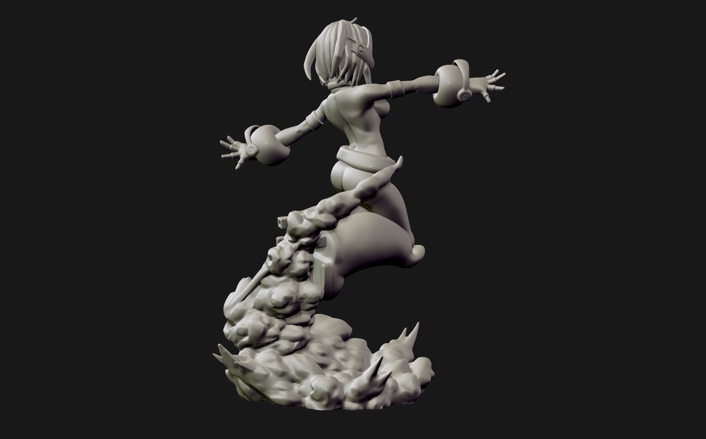 Ochako Uraraka - My hero Academia 3d print figurine 3D print model_22