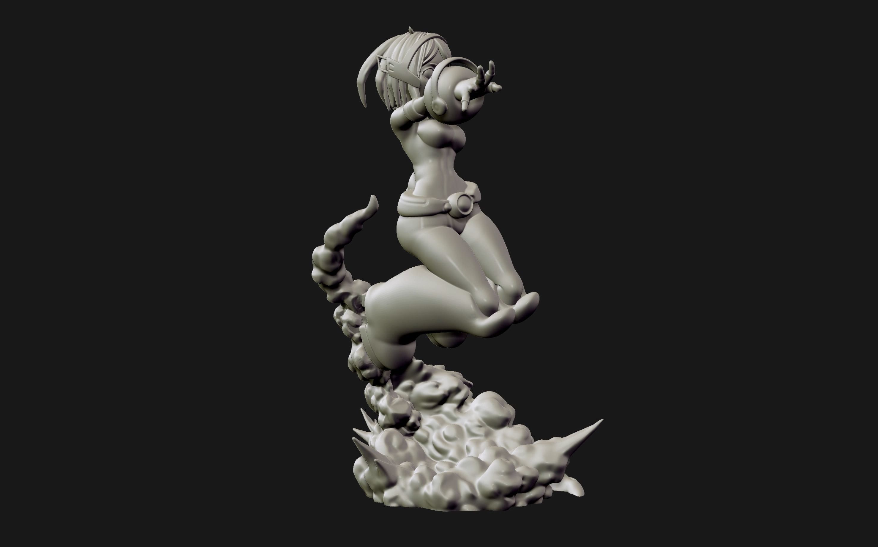 Ochako Uraraka - My hero Academia 3d print figurine 3D print model_27