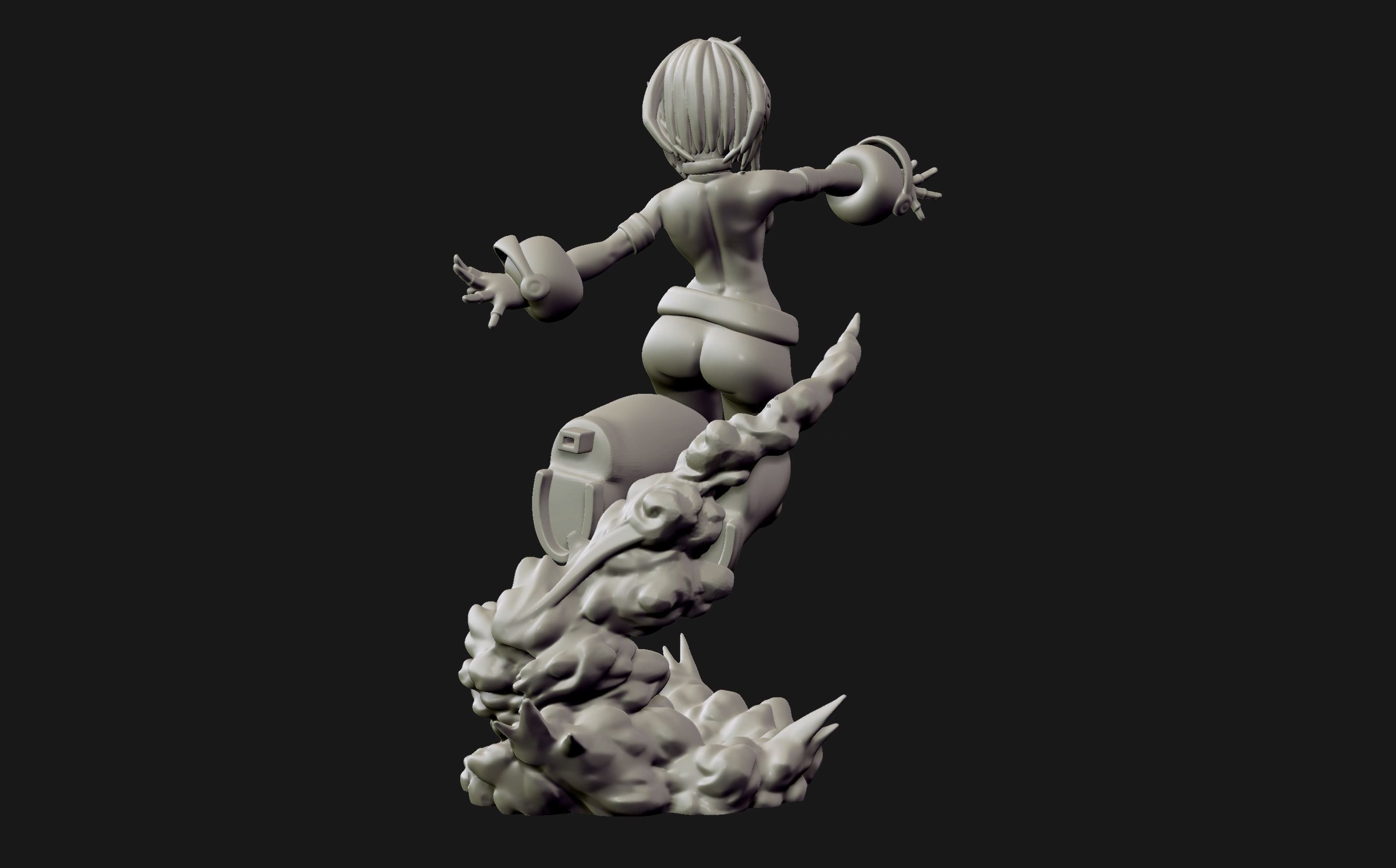 Ochako Uraraka - My hero Academia 3d print figurine 3D print model_20
