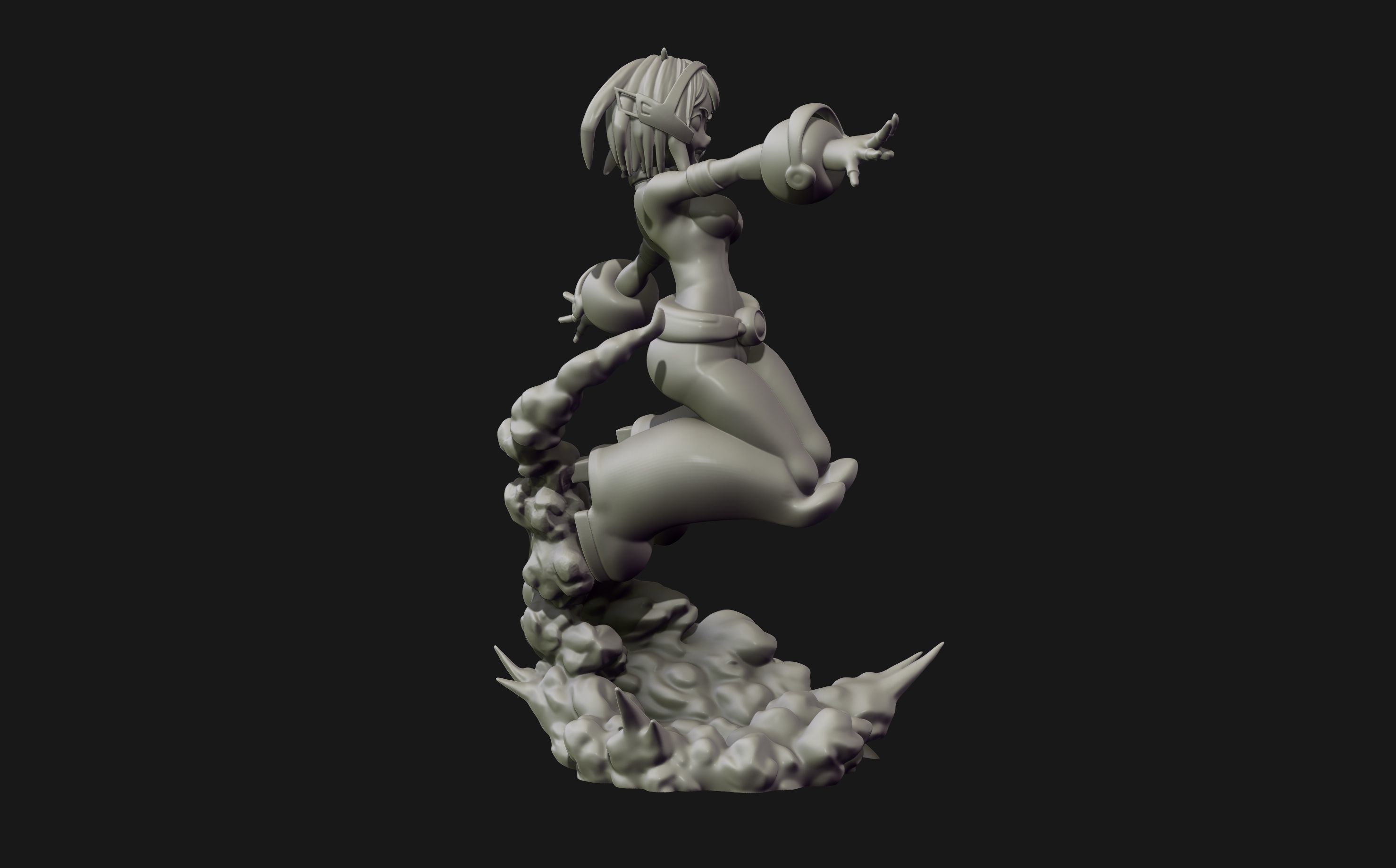 Ochako Uraraka - My hero Academia 3d print figurine 3D print model_4