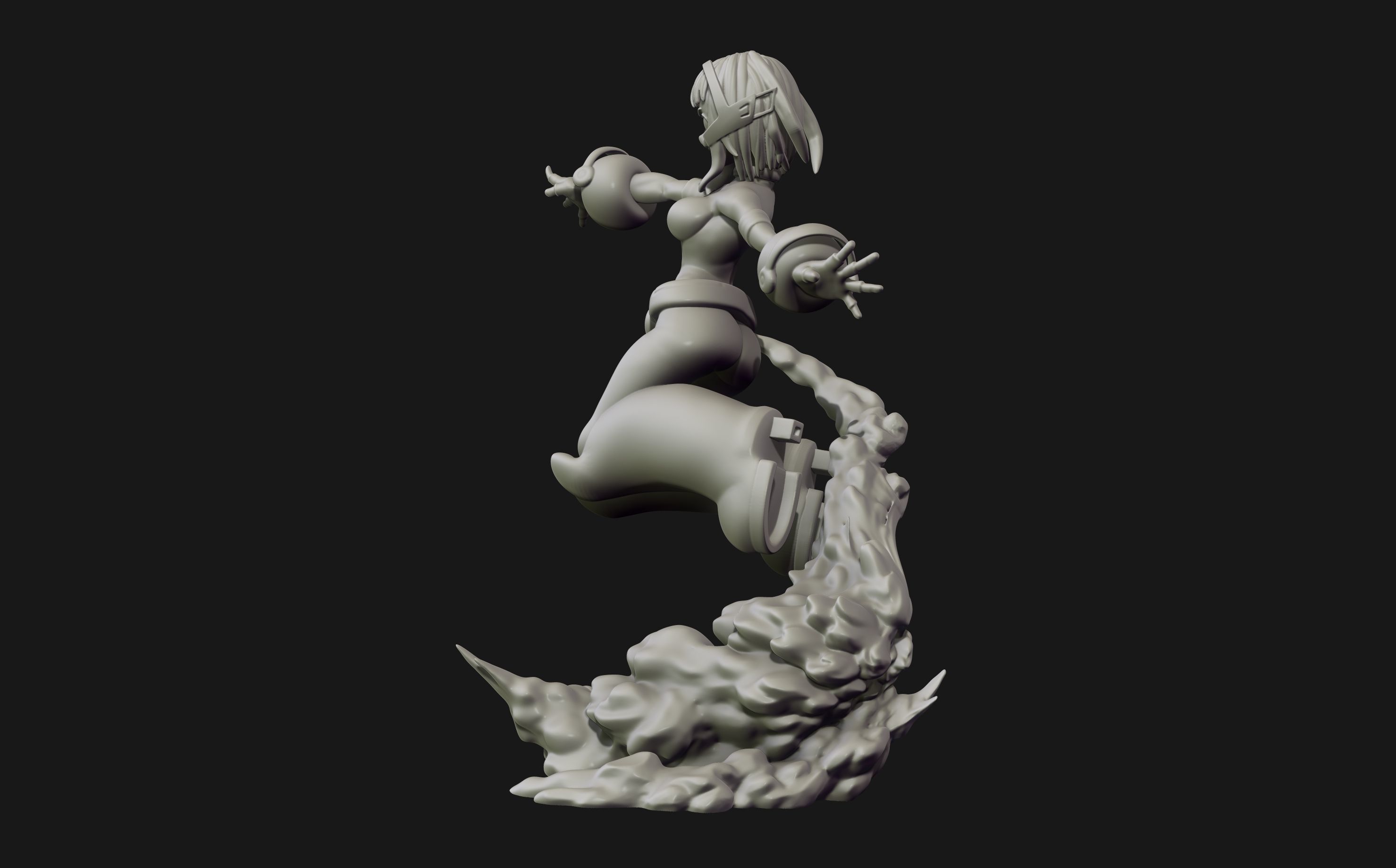 Ochako Uraraka - My hero Academia 3d print figurine 3D print model_2