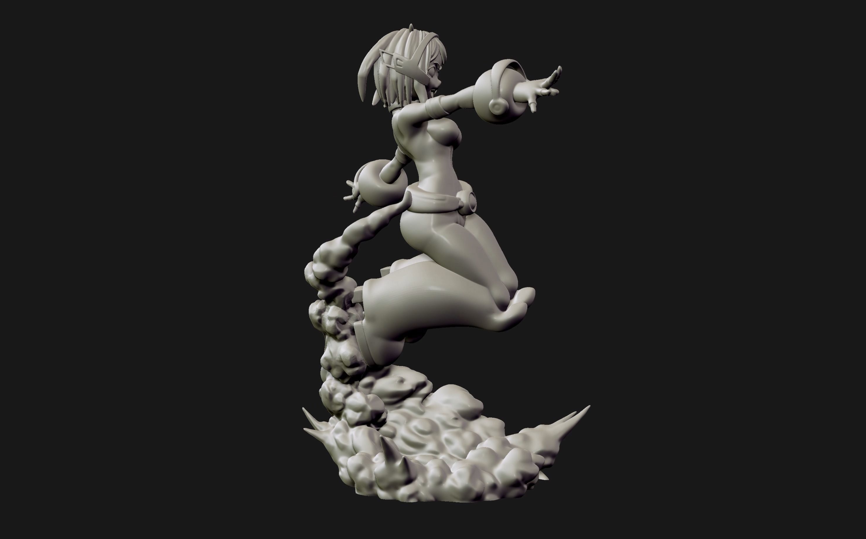 Ochako Uraraka - My hero Academia 3d print figurine 3D print model_25