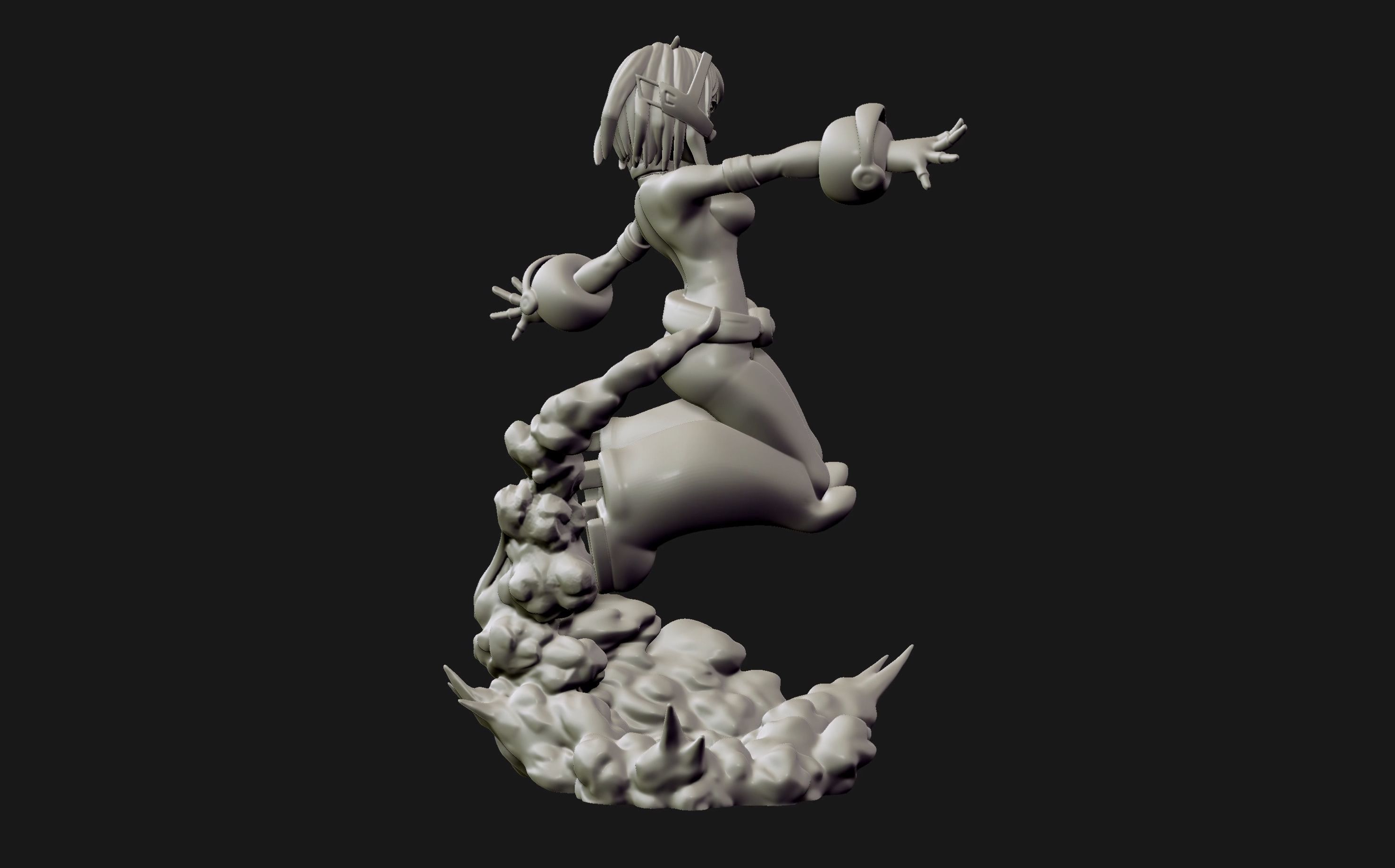 Ochako Uraraka - My hero Academia 3d print figurine 3D print model_24