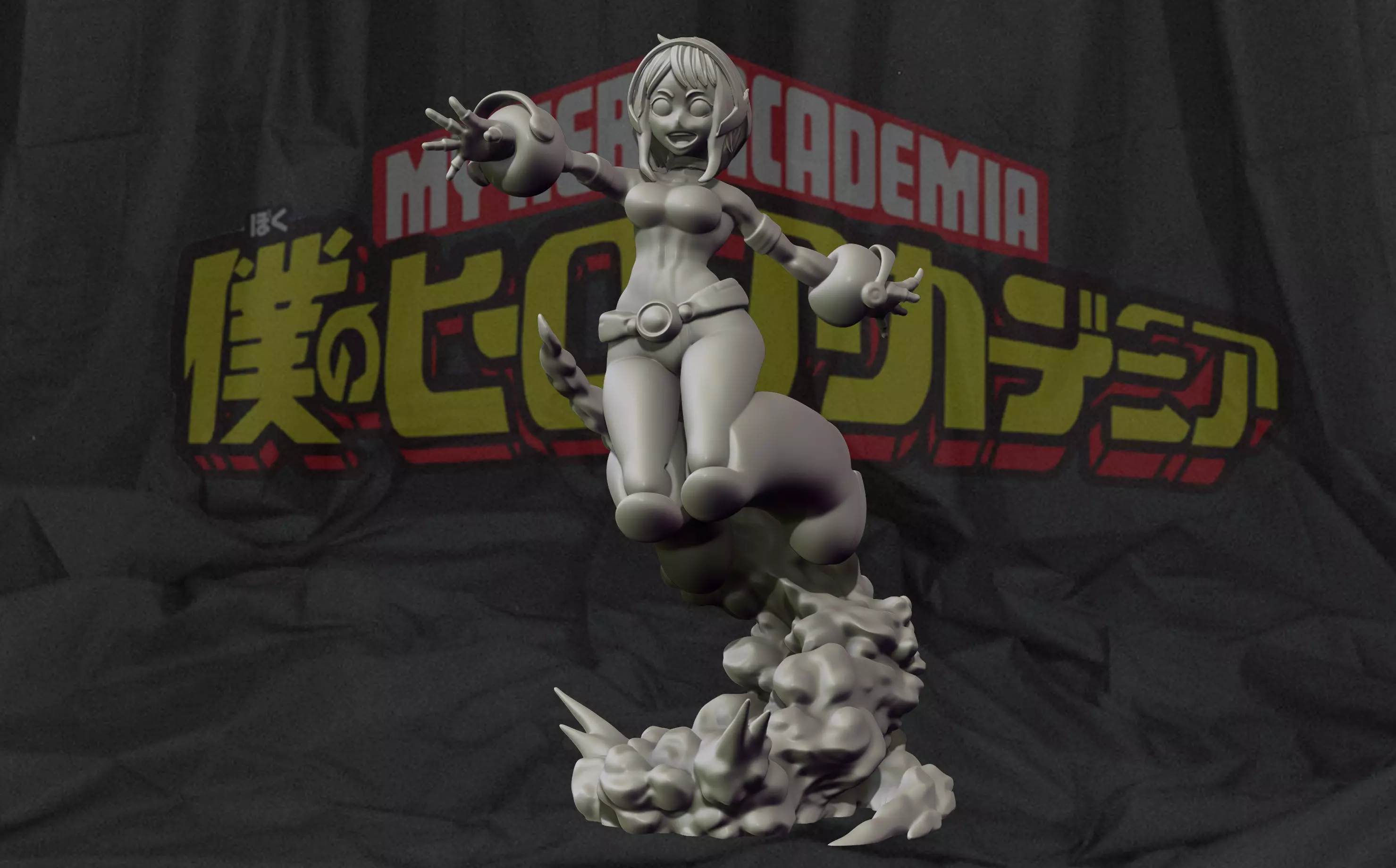 Ochako Uraraka - My hero Academia 3d print figurine 3D print model_0