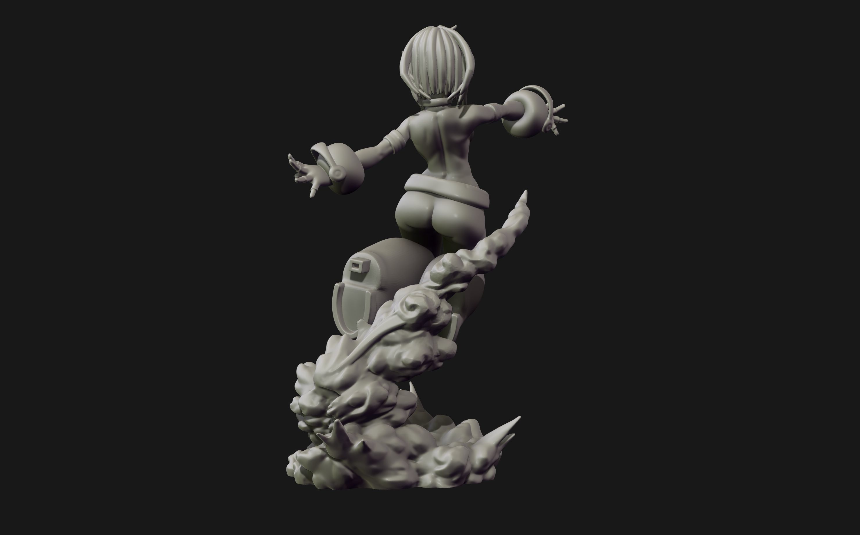 Ochako Uraraka - My hero Academia 3d print figurine 3D print model_3
