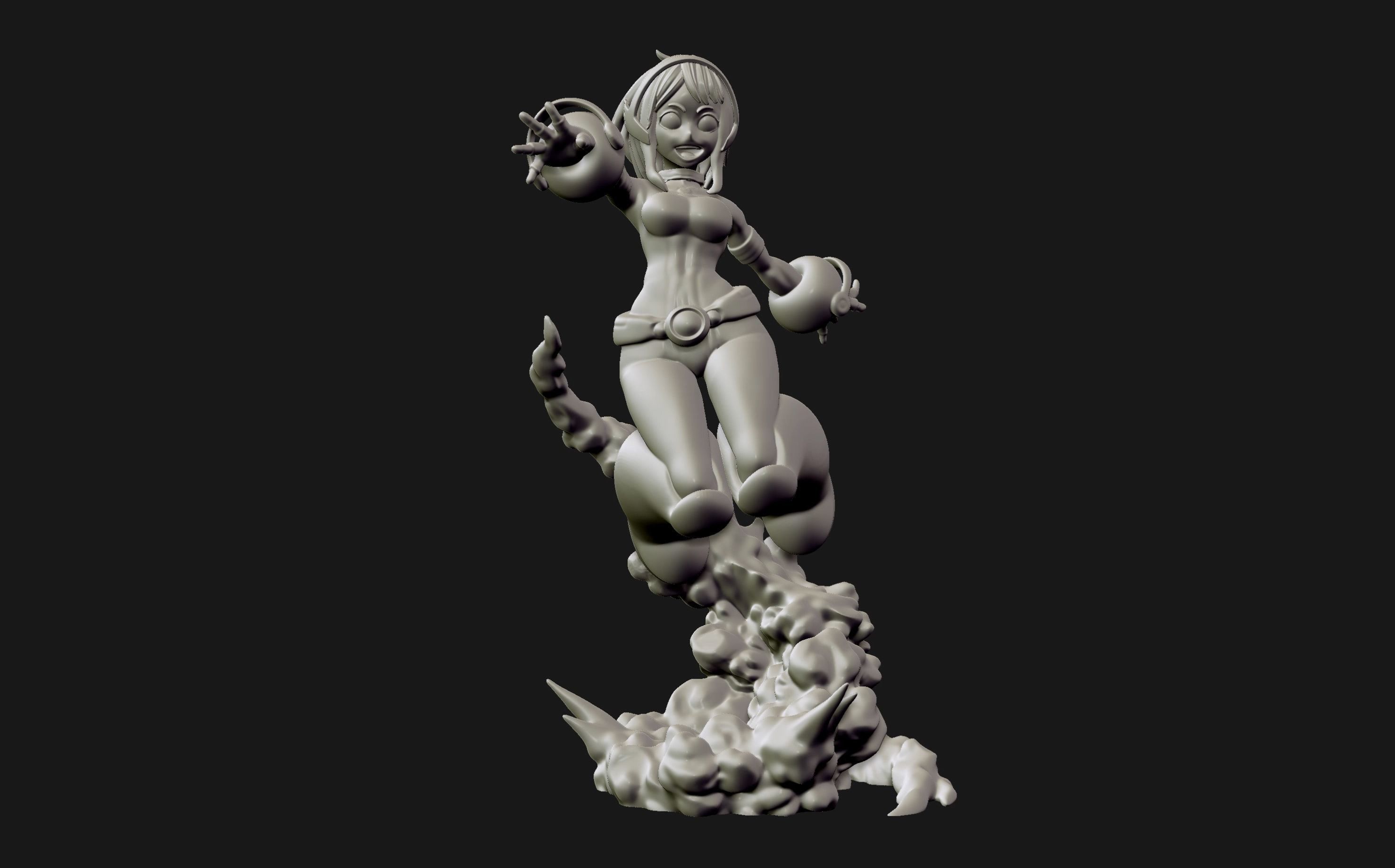 Ochako Uraraka - My hero Academia 3d print figurine 3D print model_30