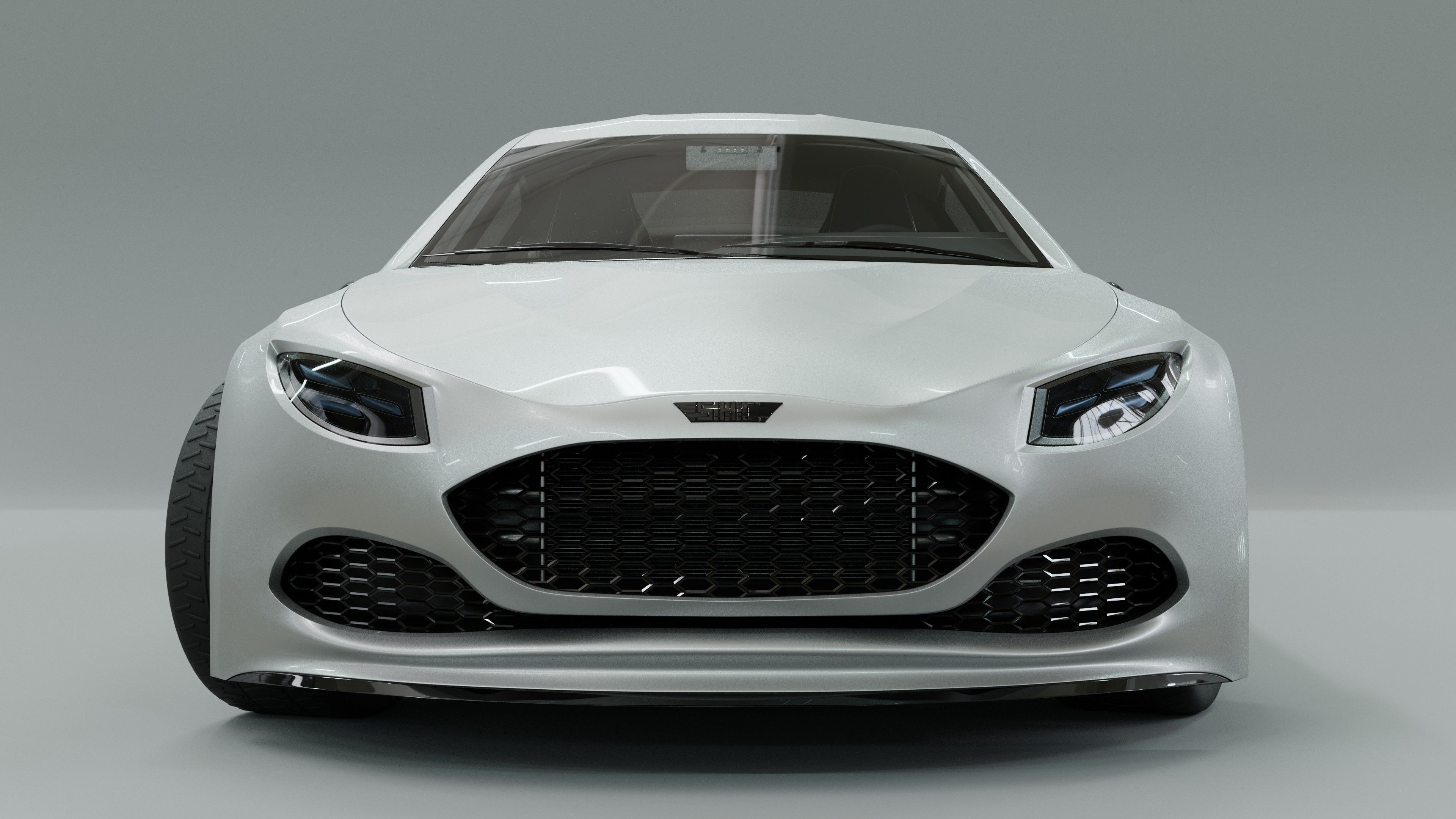 Generic 4 door V8 Sports Car 3D model_12