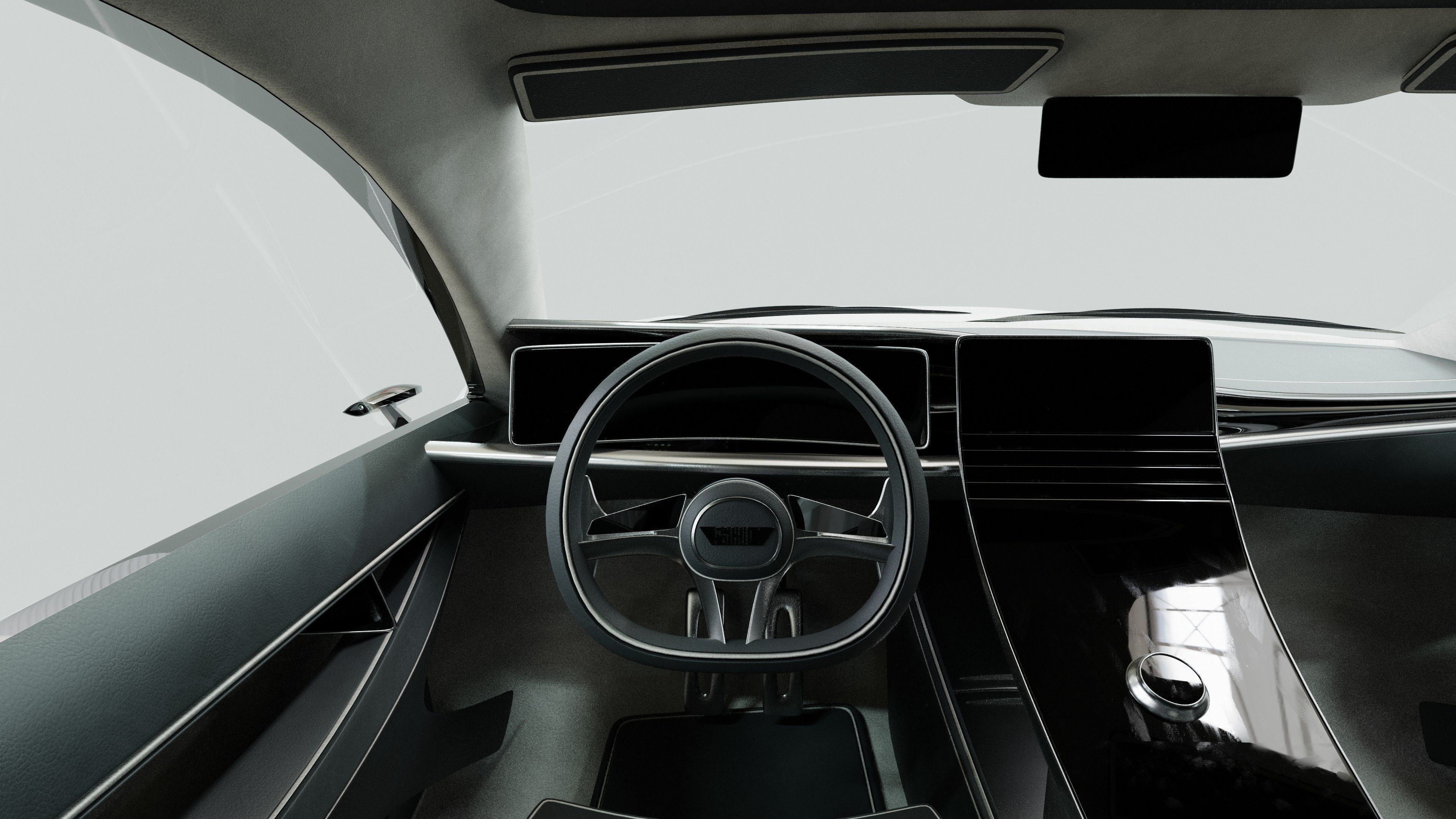 Generic 4 door V8 Sports Car 3D model_16