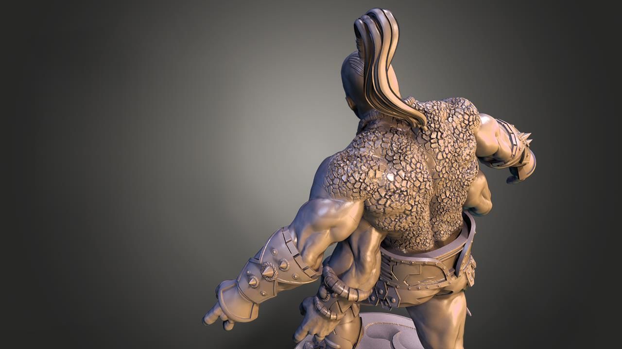 Goro is a character in the Mortal Kombat fighting 3D print model_7