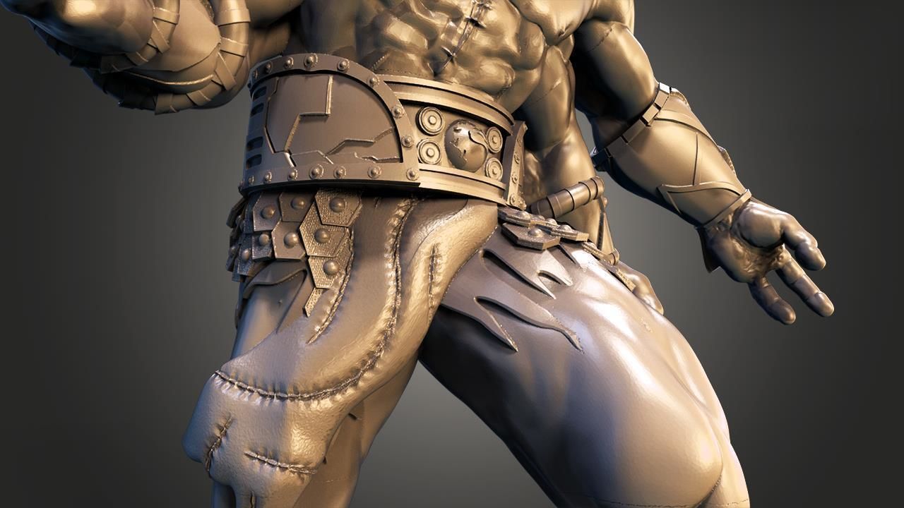 Goro is a character in the Mortal Kombat fighting 3D print model_8