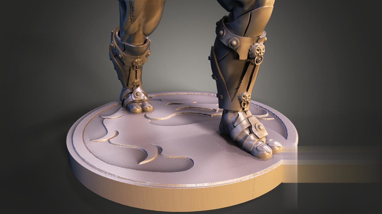 Goro is a character in the Mortal Kombat fighting 3D print model_9