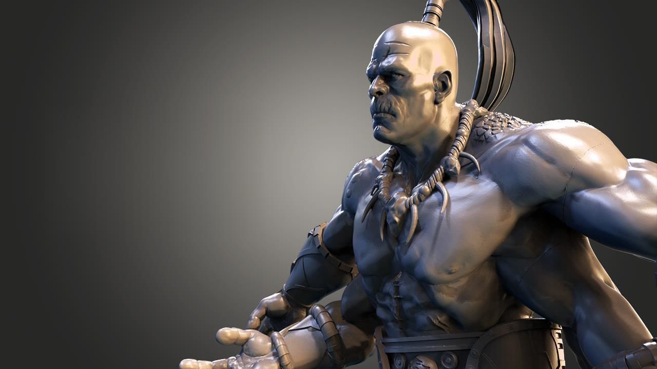 Goro is a character in the Mortal Kombat fighting 3D print model_6
