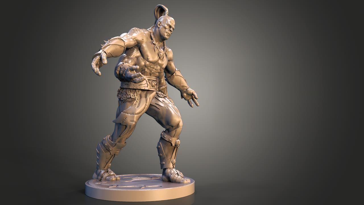 Goro is a character in the Mortal Kombat fighting 3D print model_12