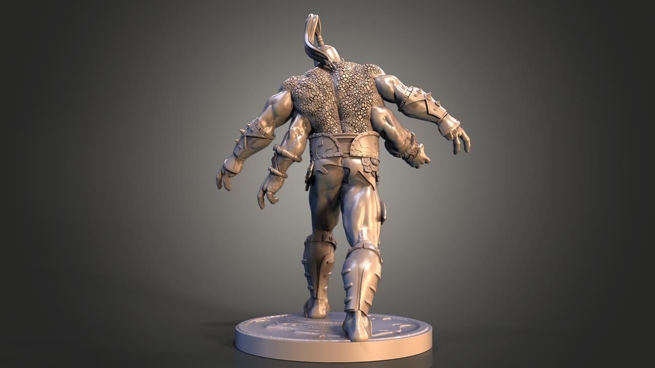 Goro is a character in the Mortal Kombat fighting 3D print model_13