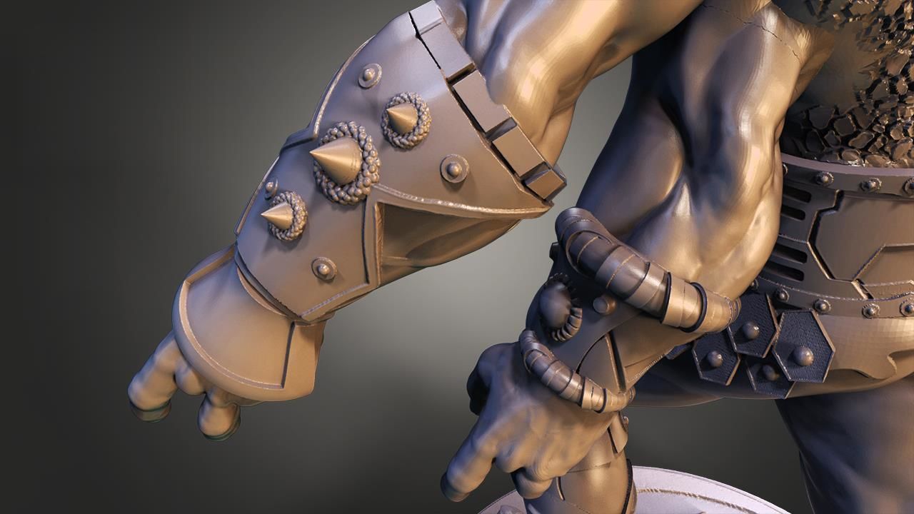 Goro is a character in the Mortal Kombat fighting 3D print model_5