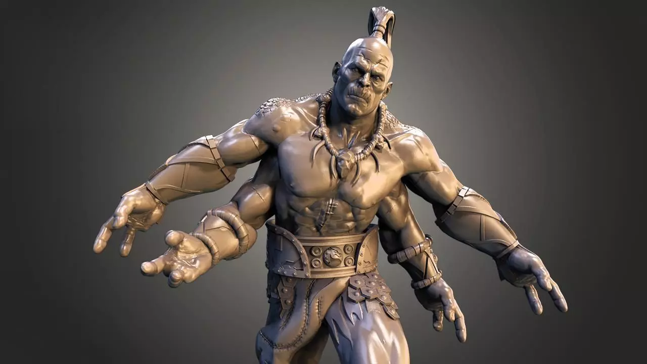 Goro is a character in the Mortal Kombat fighting 3D print model_0