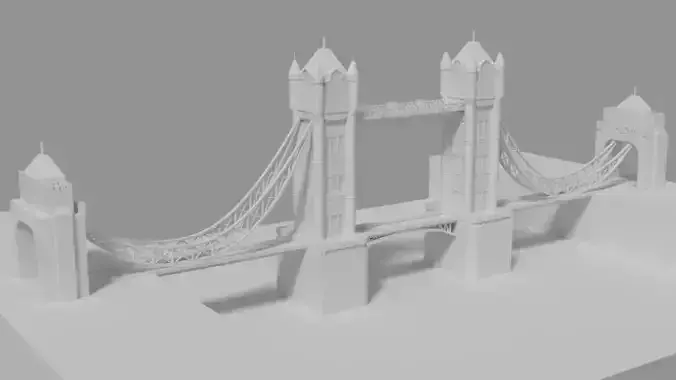 London Tower Bridge Model