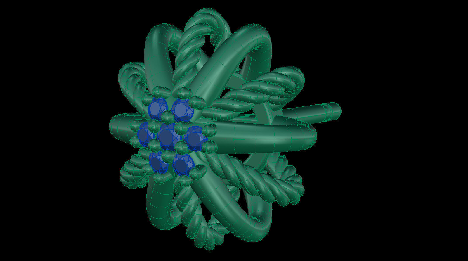 Starburst Earring with Diamonds size 10 mm 3D print model_13