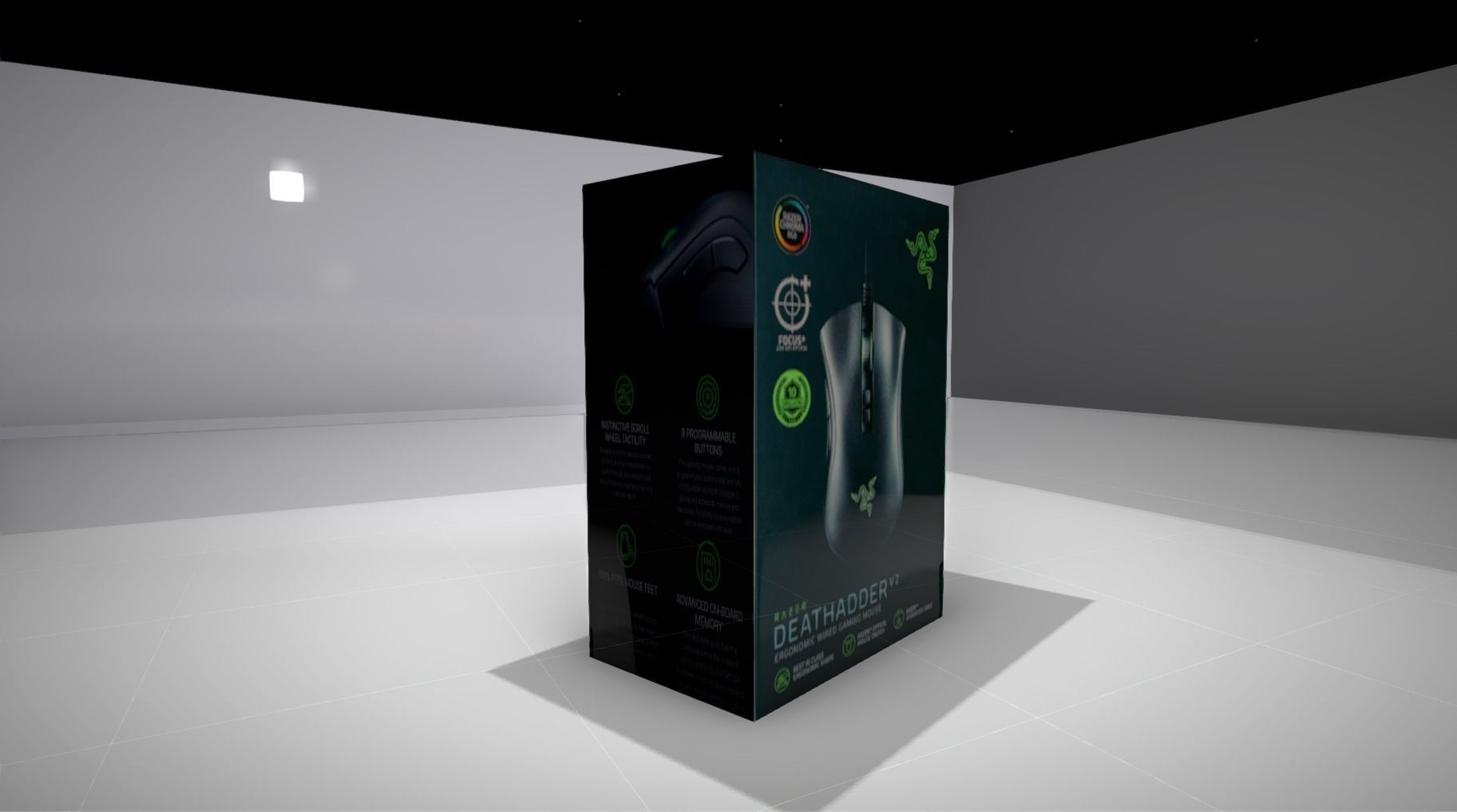 Razer DeathAdder V2 - Pack Low-poly 3D model_7