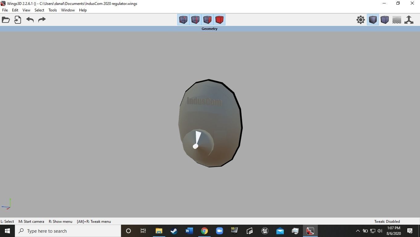 IndusCom SDI-201105060-LVLS ceiling fan Free 3D model_6