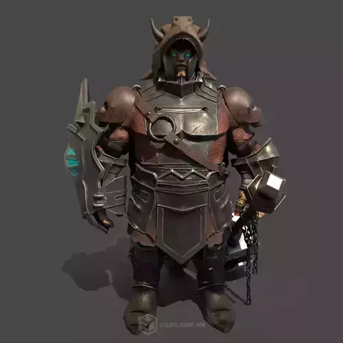 Hammer - Lowpoly armored creature