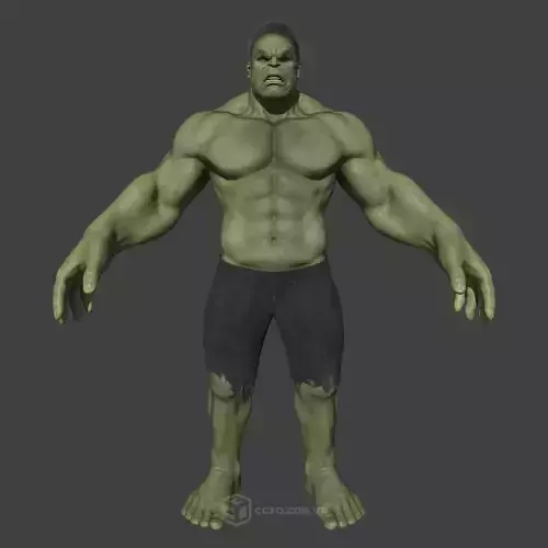 Hulk Model- Highpoly